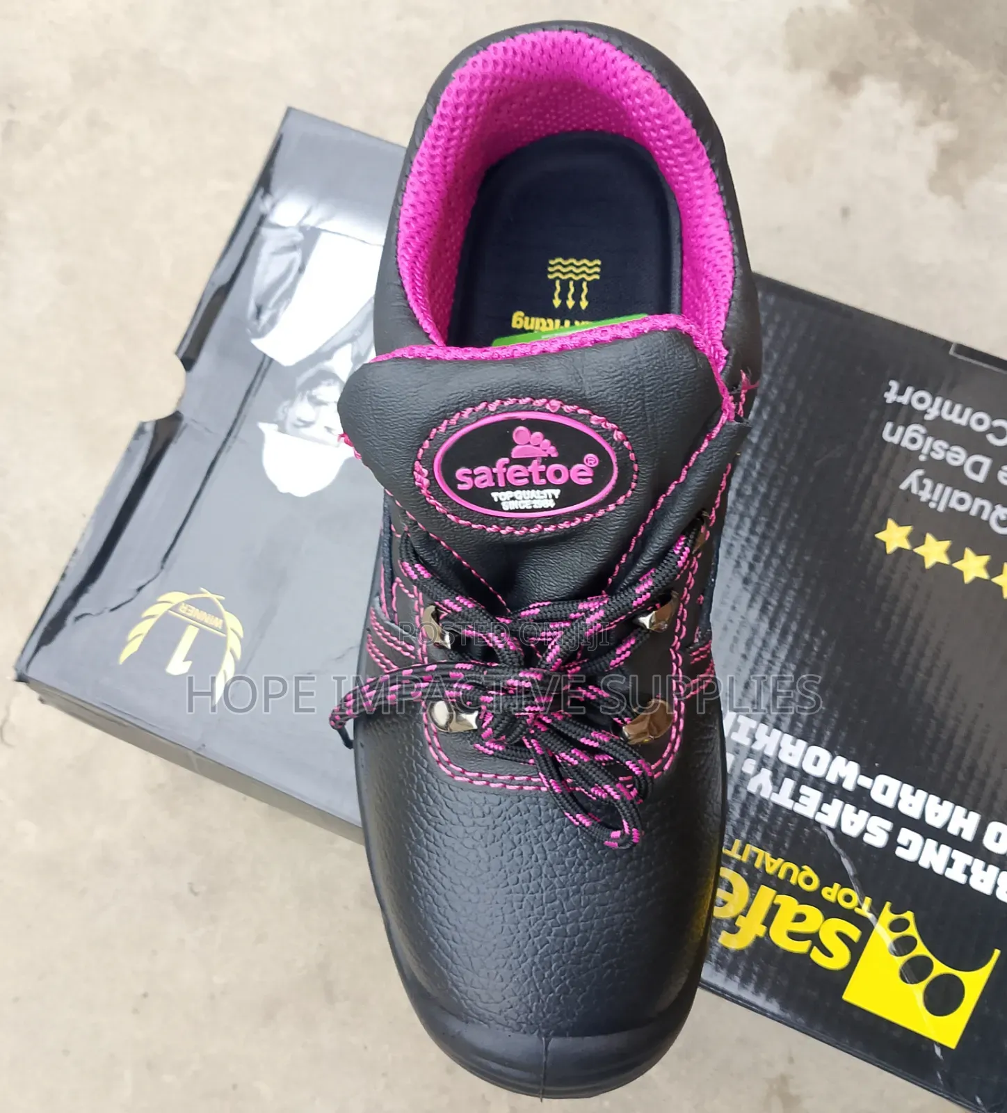 Womens Safety Boots < > Safetoe.