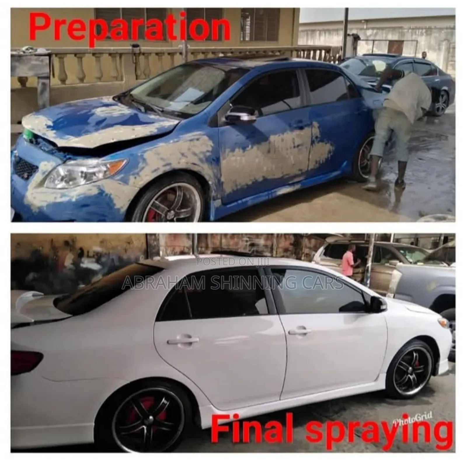 Bodyworks And Spraying Car