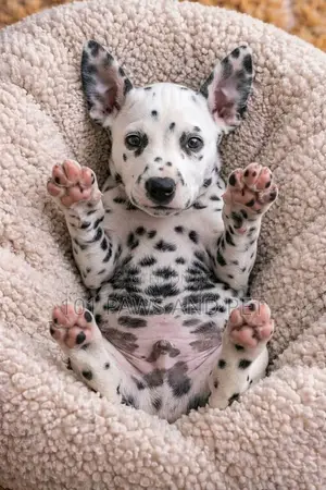 1-3 months Male Purebred Dalmatian