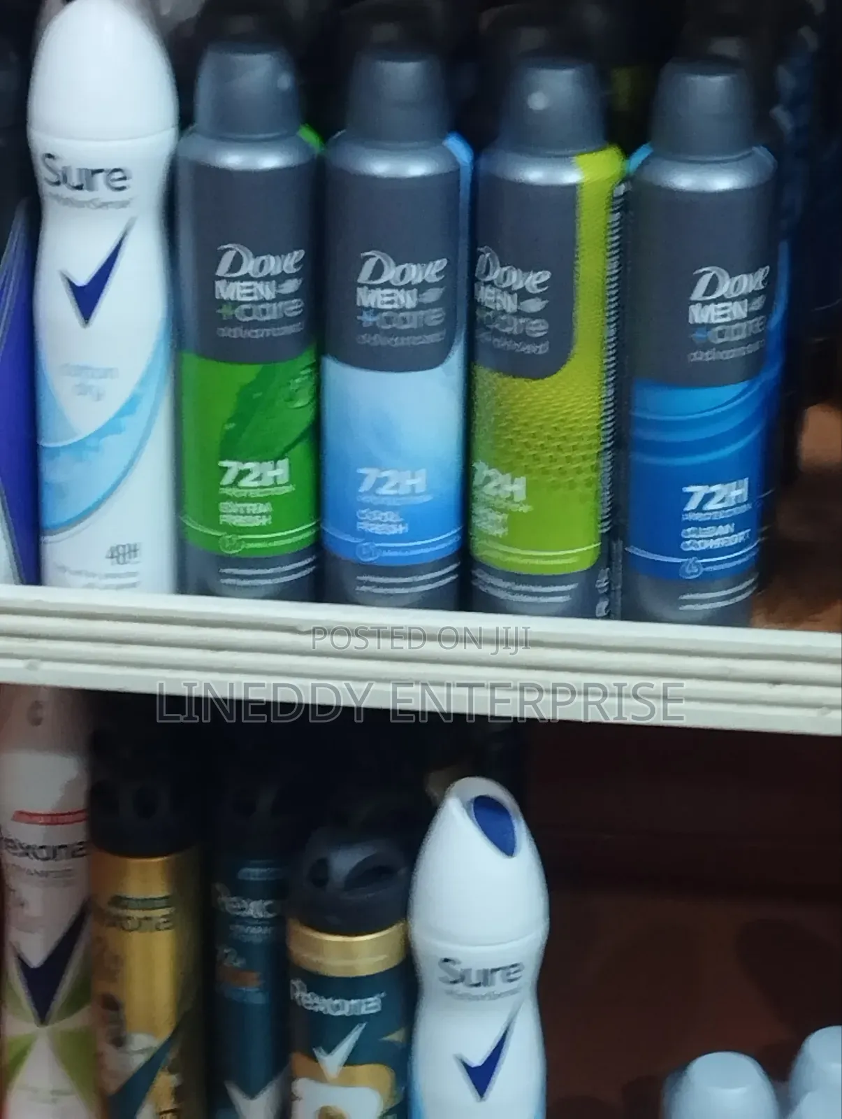 Dove /Sure Confident/Nivea /Right Guard / Riggs Deo Spray