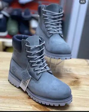 Timberland Premium 6-Inch Waterproof Gray Boots