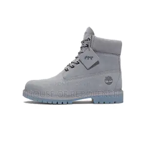 Timberland Premium 6-Inch Waterproof Gray Boots