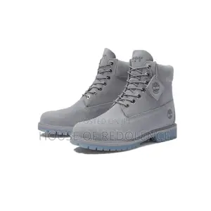 Timberland Premium 6-Inch Waterproof Gray Boots