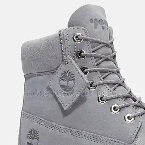 Timberland Premium 6-Inch Waterproof Gray Boots