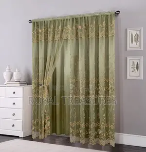 2 in 1 Lace Curtains (Double Layer)