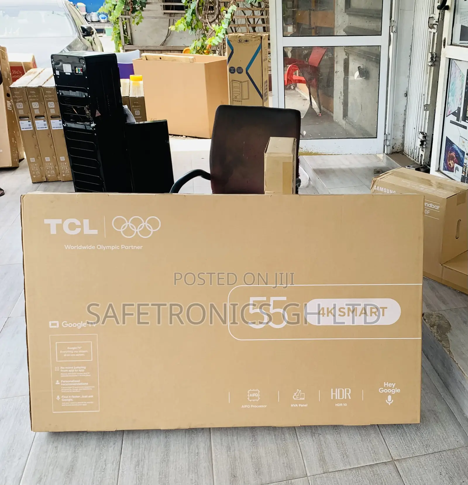 Secure New 55 Inch TCL P6l Smart Tv