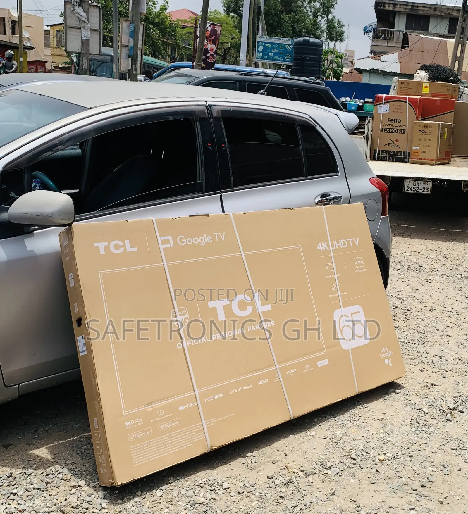 Newly Approved TCL 65′′ Uhd Smart Android Television Sku: 65p755