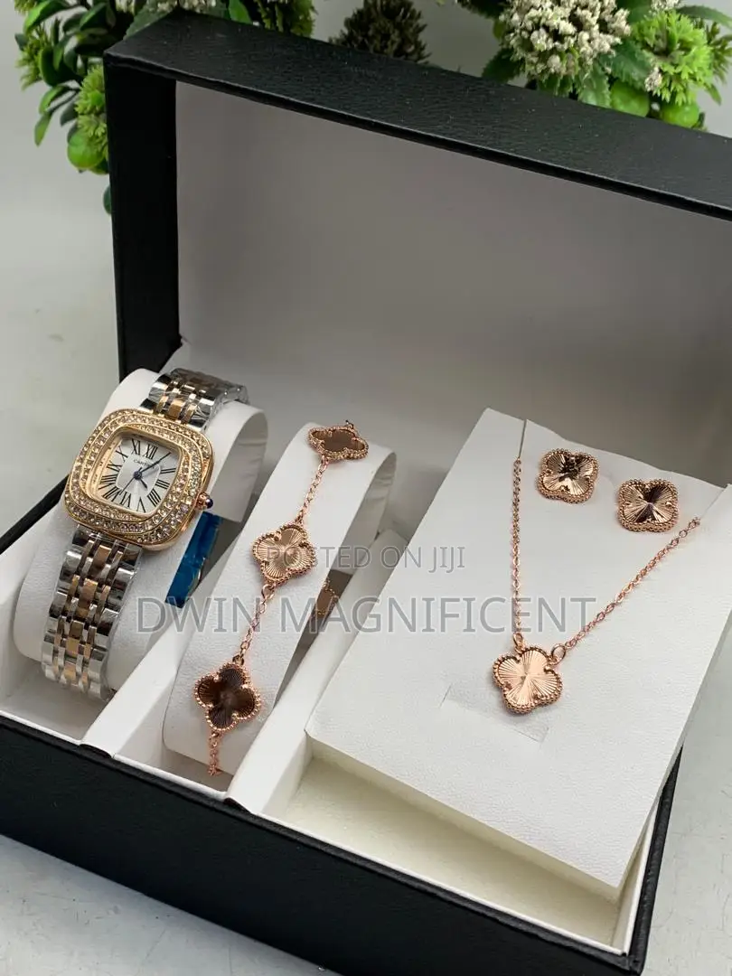 Original Rose Gold Jewelry Set for Female