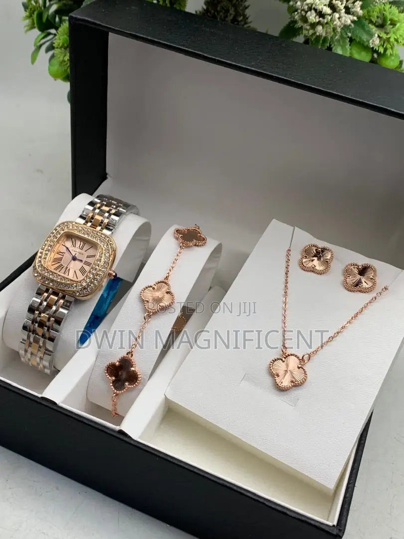 Original Rose Gold Jewelry Set for Female