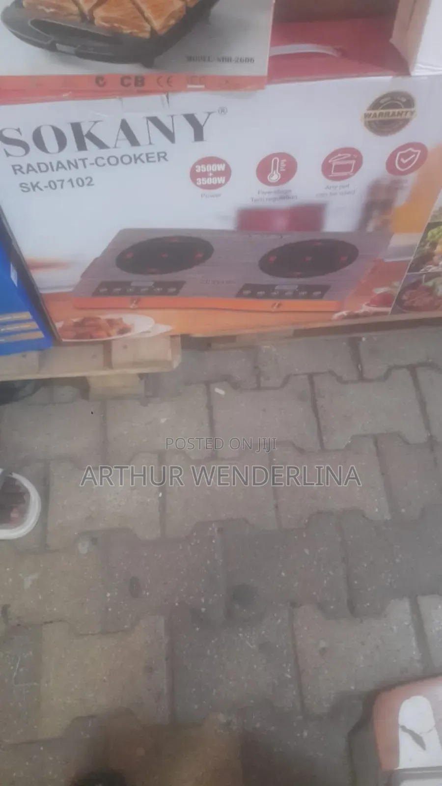 Sokany 3500w Dual Burner Infrared Cooker .(Electric Stove)