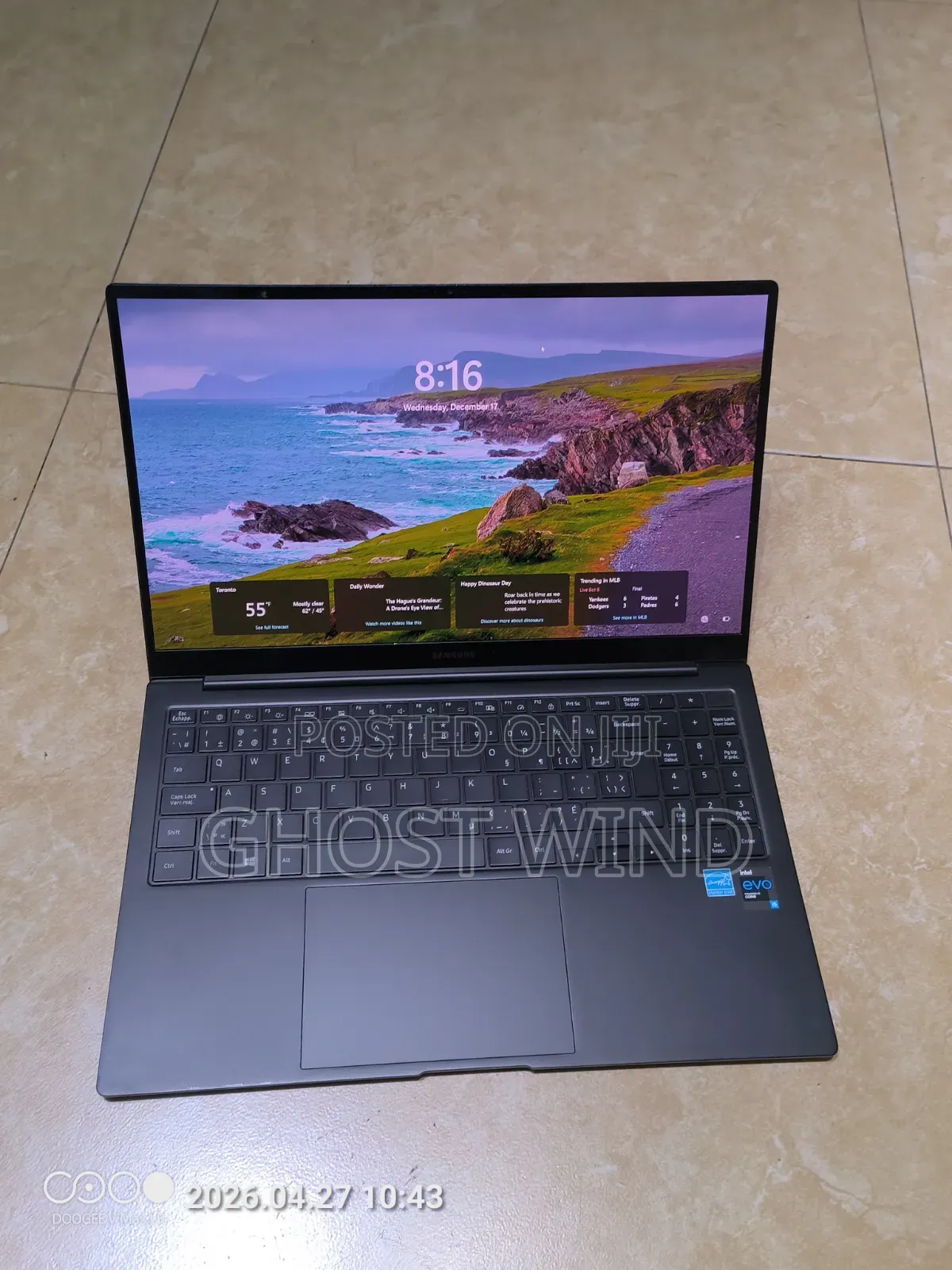 Laptop Samsung 8GB Intel Core i5 SSD 256GB