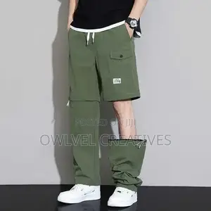 2 in 1 Men's Casual Pants/Short