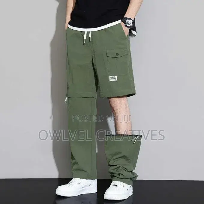2 in 1 Men's Casual Pants/Short