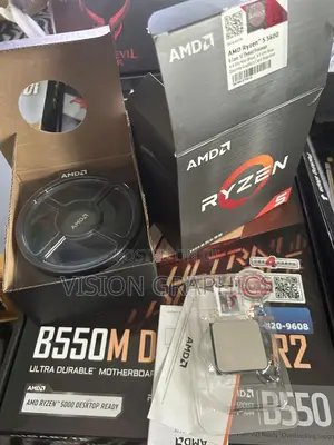 Gigabyte Ds3h B550m Ac Wifi Motherboard With Ryzen 5 5600 and Cooler