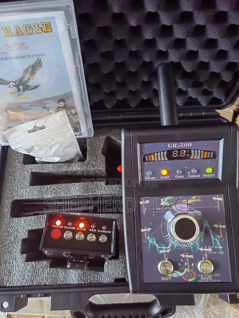 Gr-300 Long Range Treasure Hunter Gold Detector, Diamond, Etc