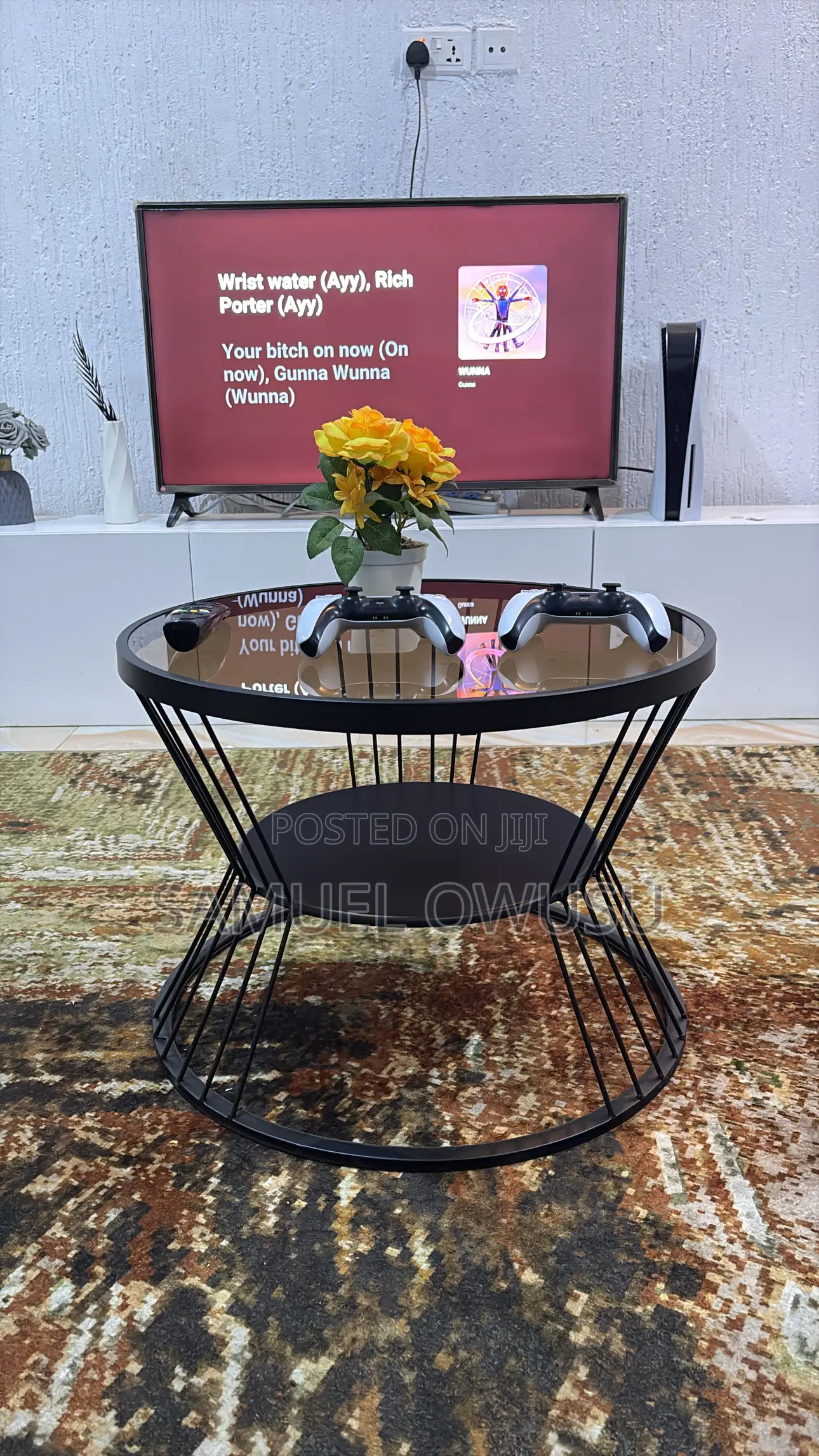 Round Glass Table