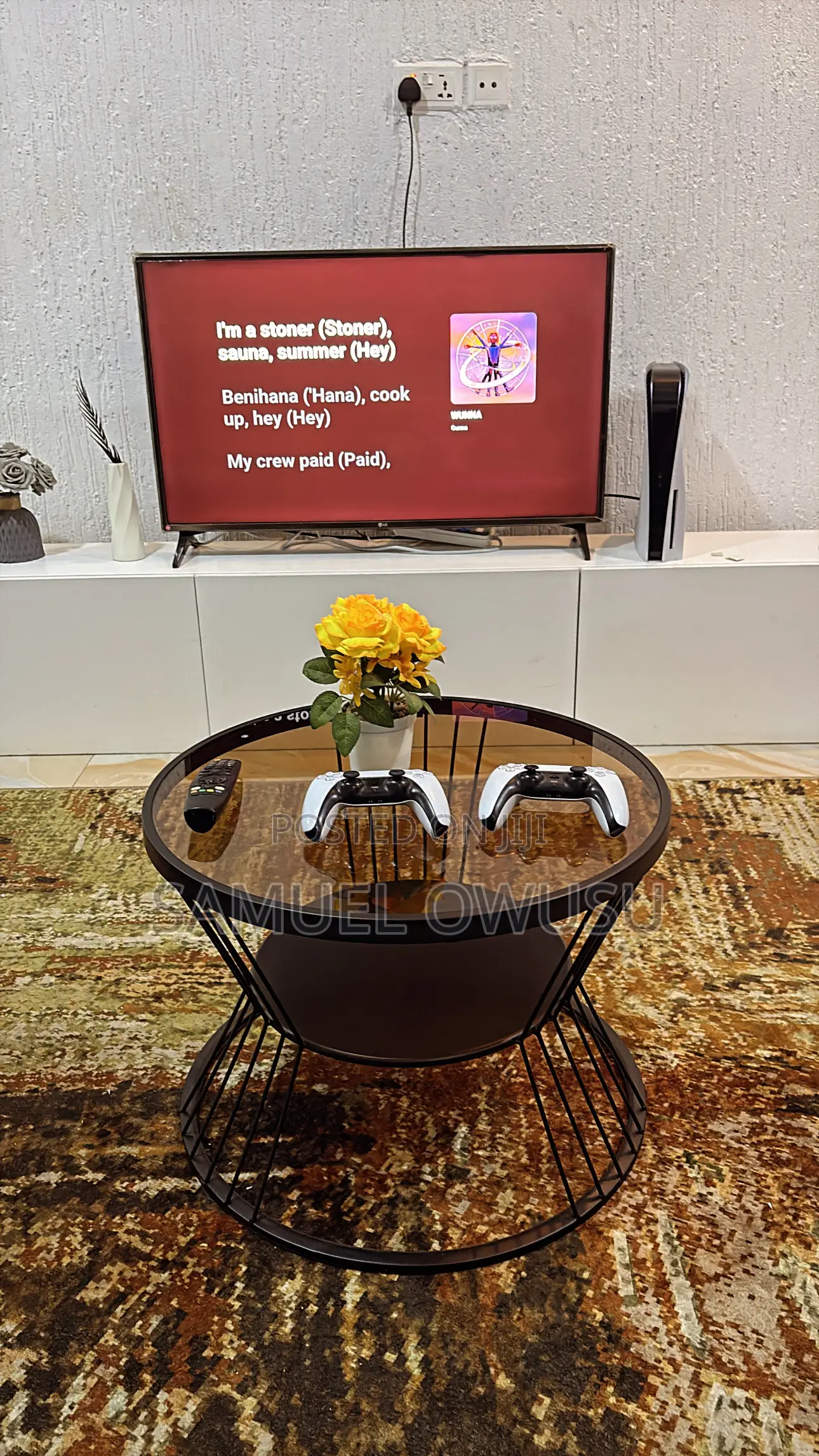 Round Glass Table