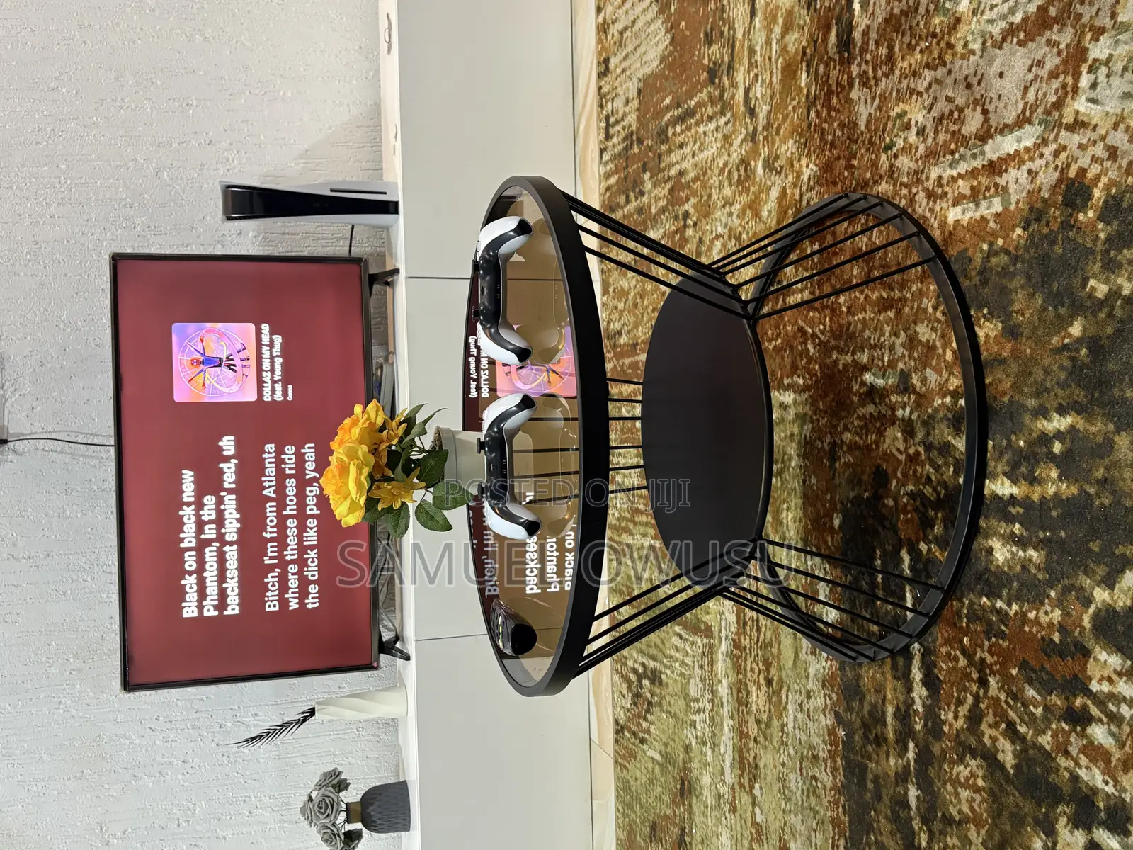 Round Glass Table