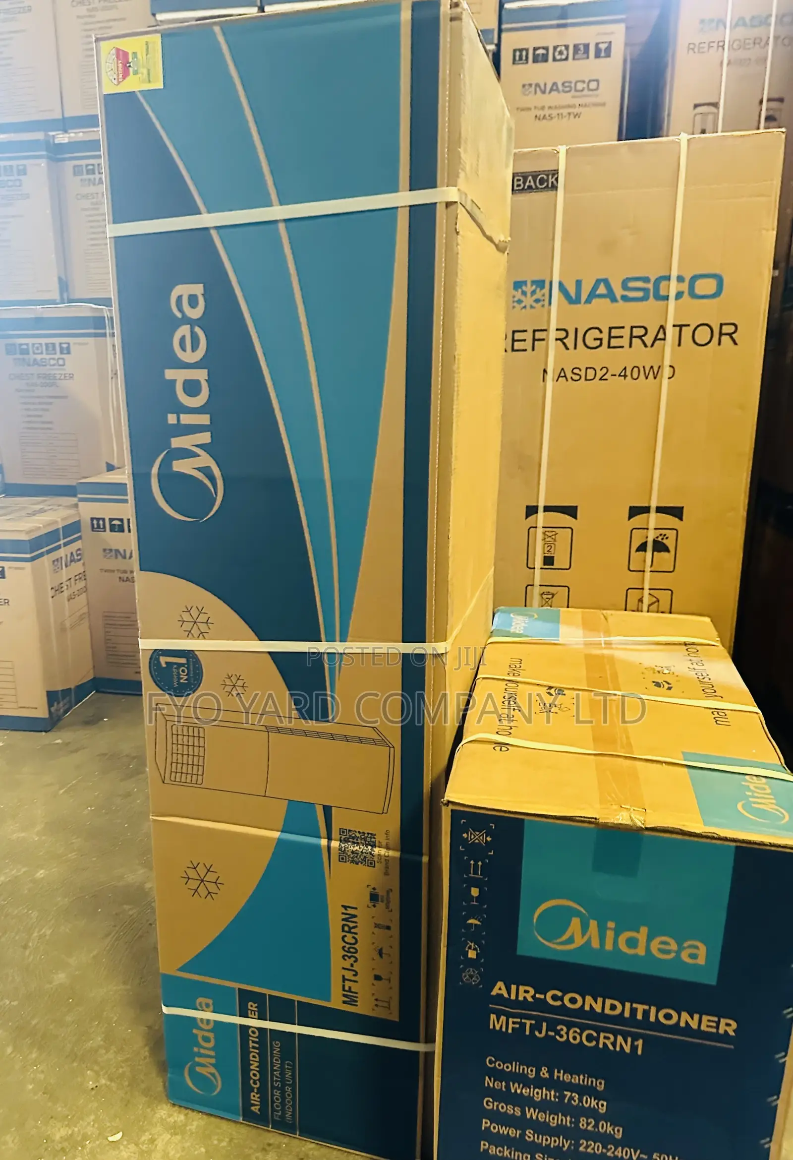 Fast Reliable Midea Tower 3.5hp Turbo R410 Standing Ac