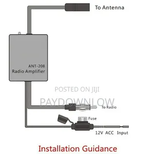 Car Radio Antenna Signal Amp. Booster