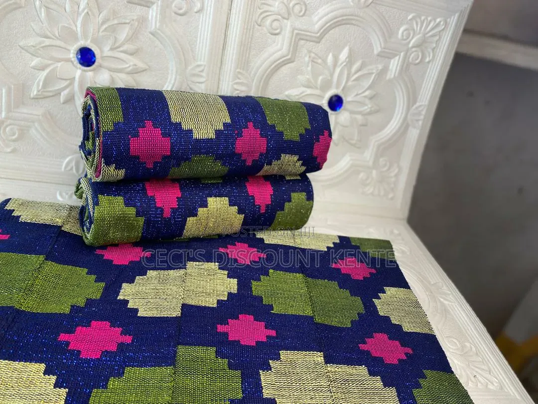 New Designs of Ashanti Bonwire Kente for Traditional Weddin