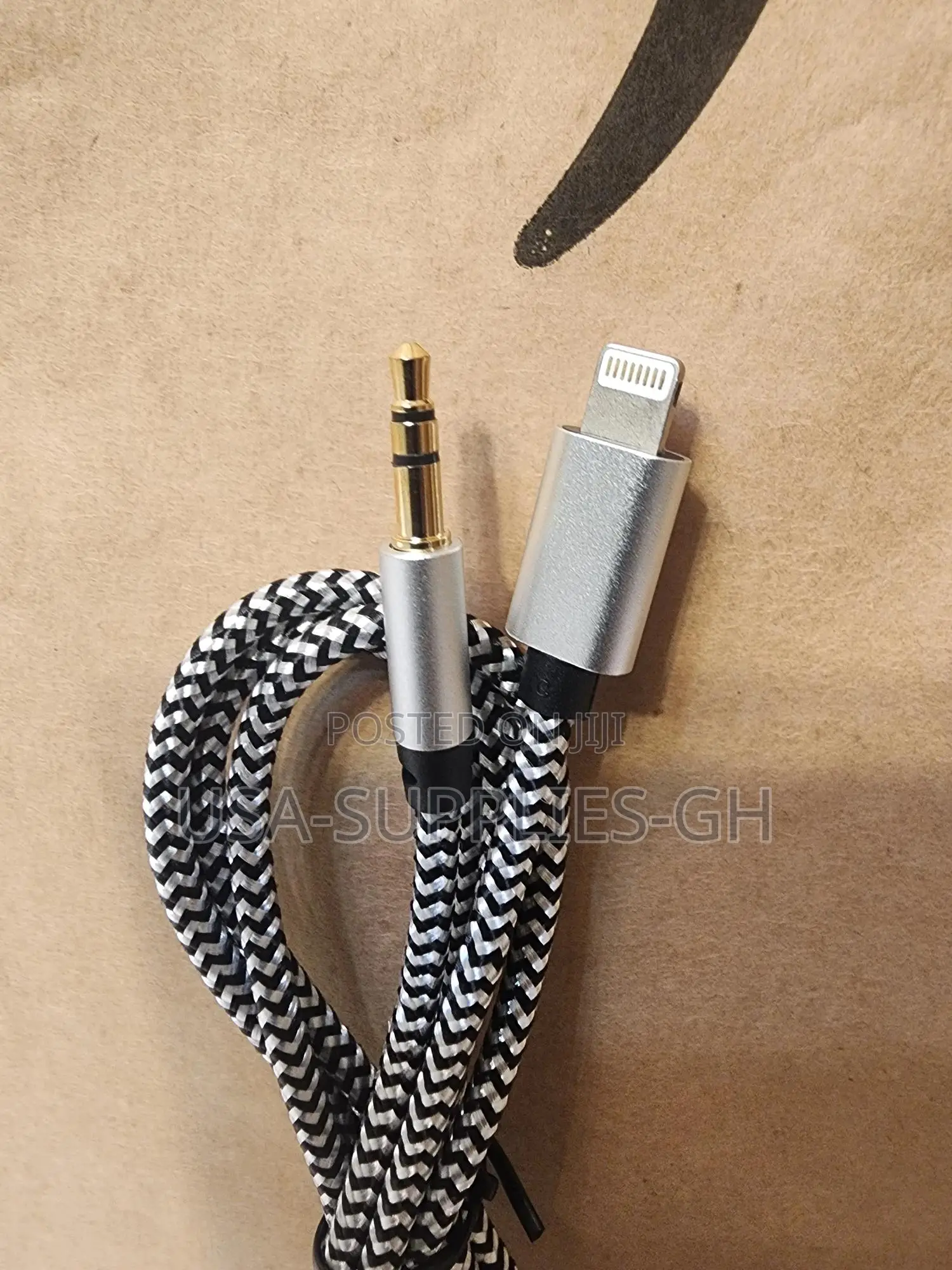 Haoano 3.5mm Jack Aux 3.3ft Cable To Lightning From Usa