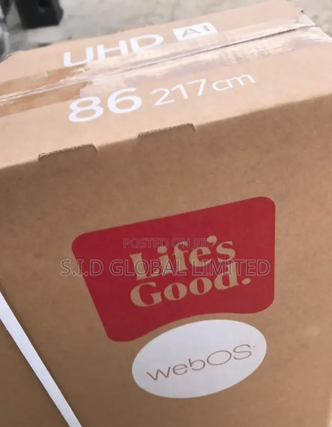 Lg 86" Ua85 Smart, Seamless, Stunning Tv