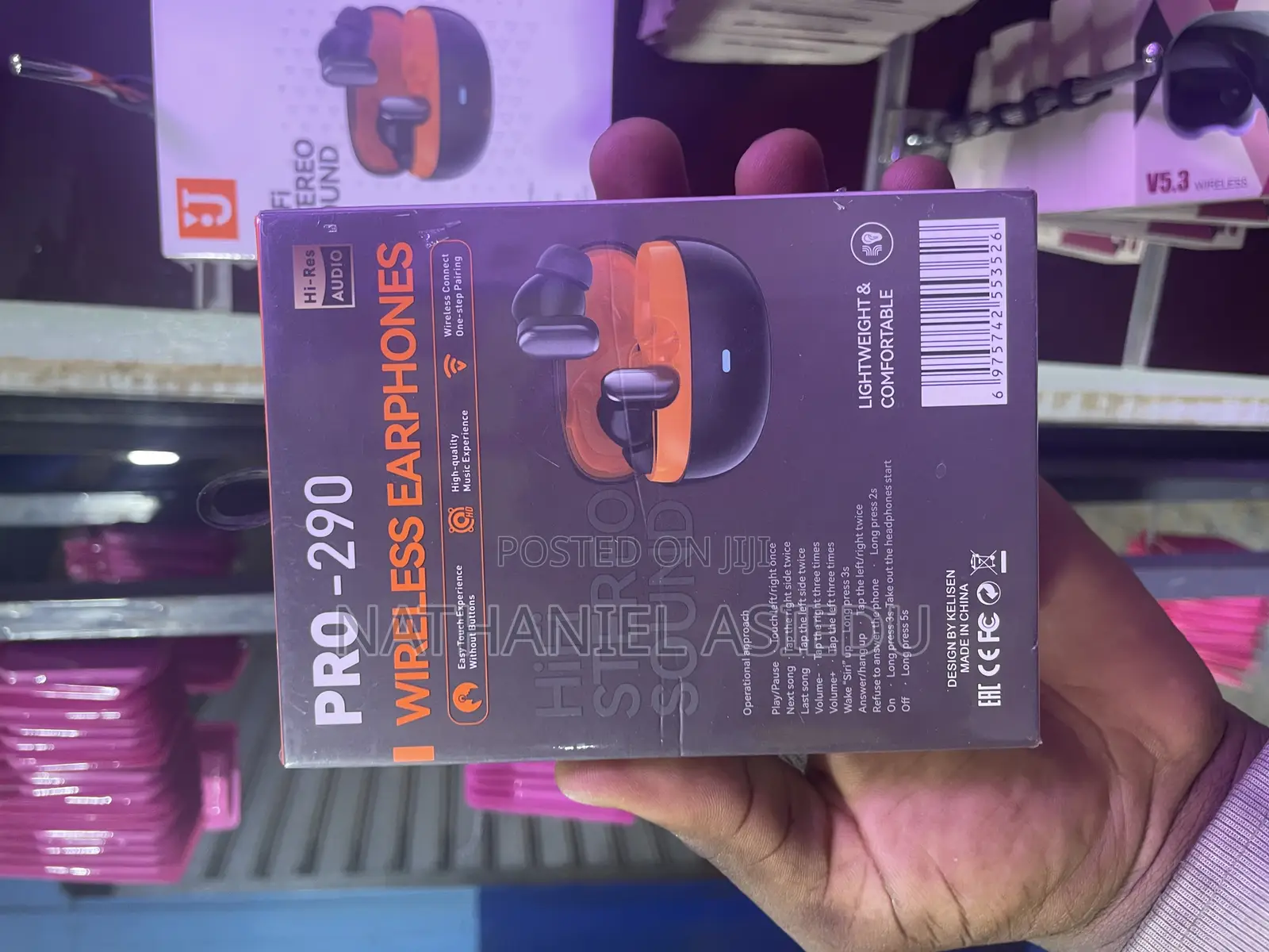 Pro-290 Hifi Stereo Sound Wireless Earbuds