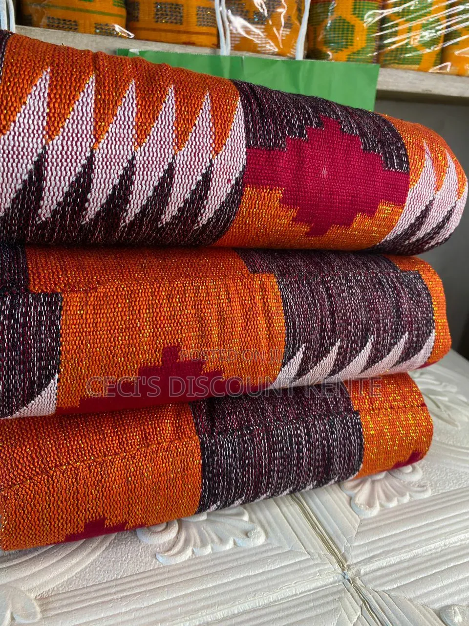 Traditional Designs of Asante Bonwire Kente