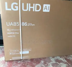 Lg 86" Ua85 Ai-Powered Performance Webos 25