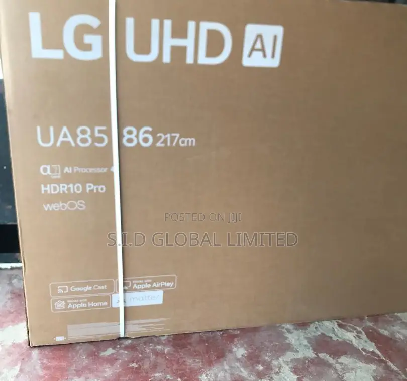 Lg 86" Ua85 Ai-Powered Performance Webos 25