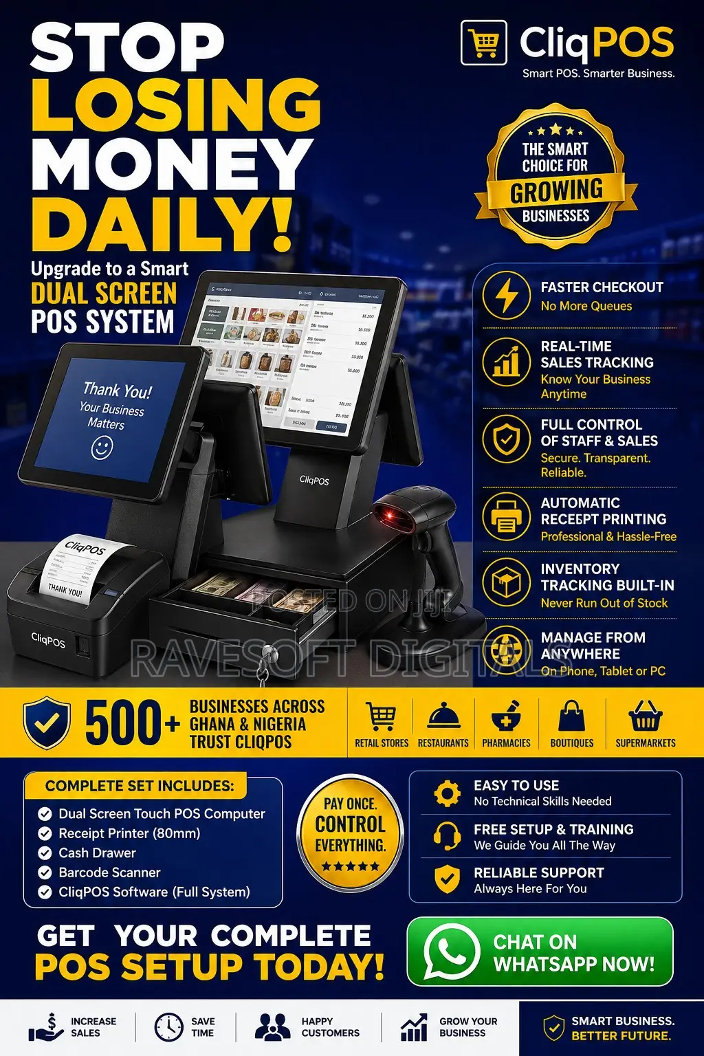 Smart Dual Screen Pos System