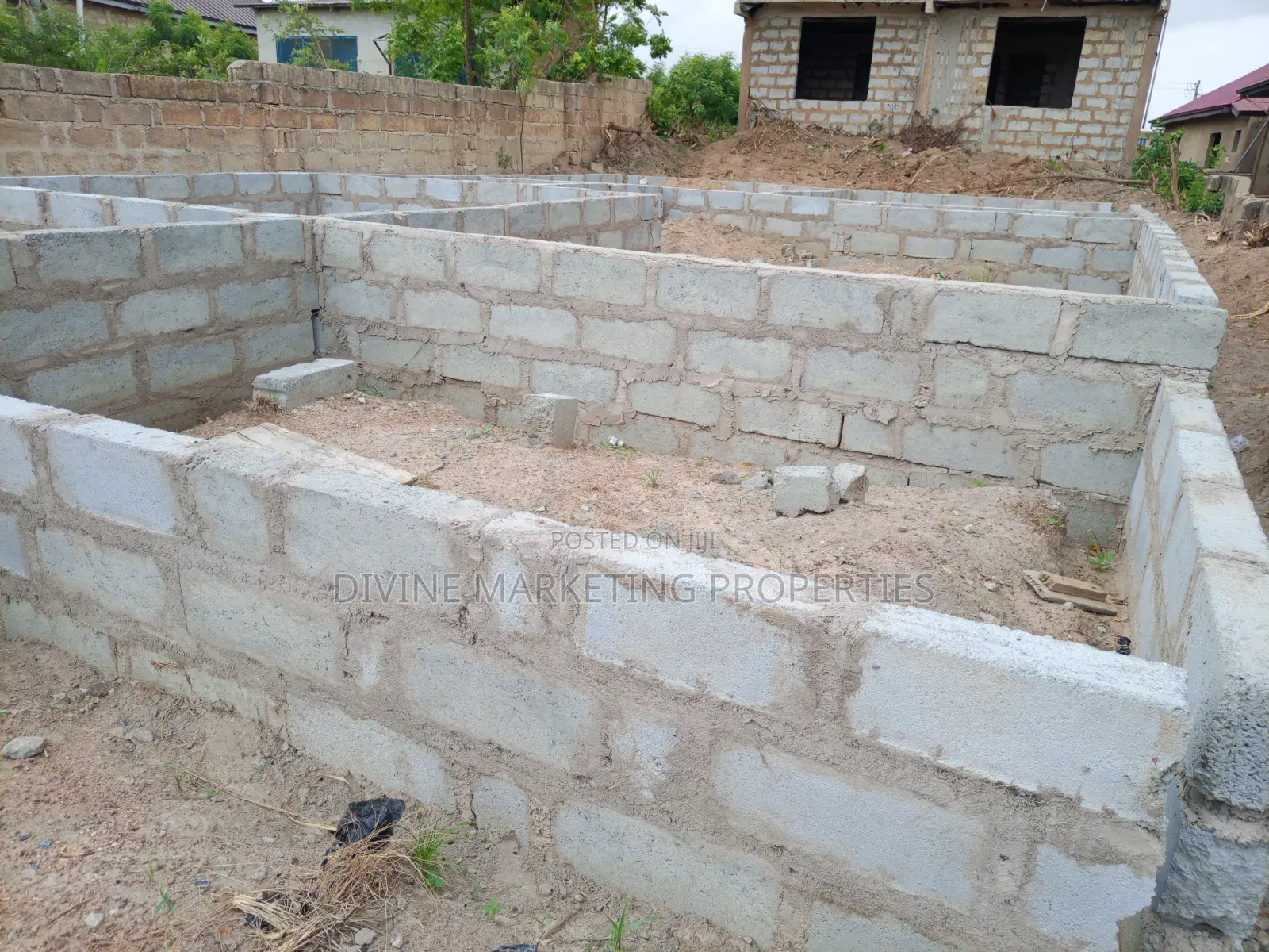 Foundation For 3master Brm House At Nsakina Ablekuma Accra