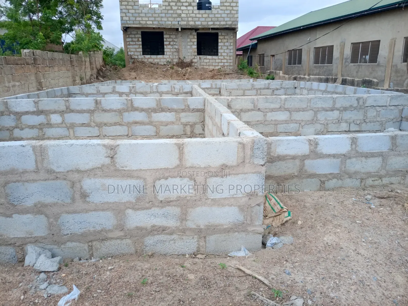 Foundation For 3master Brm House At Nsakina Ablekuma Accra