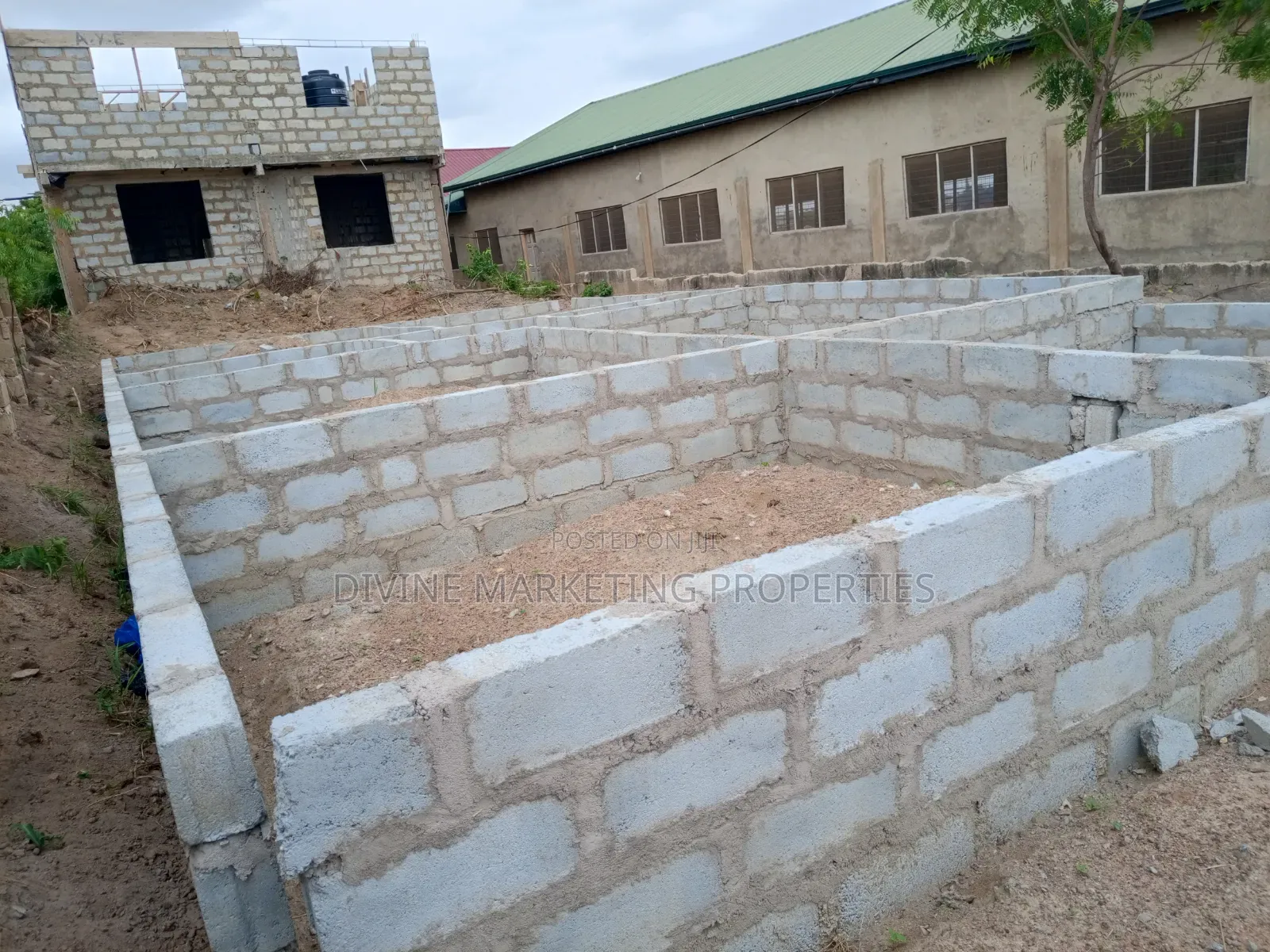 Foundation For 3master Brm House At Nsakina Ablekuma Accra