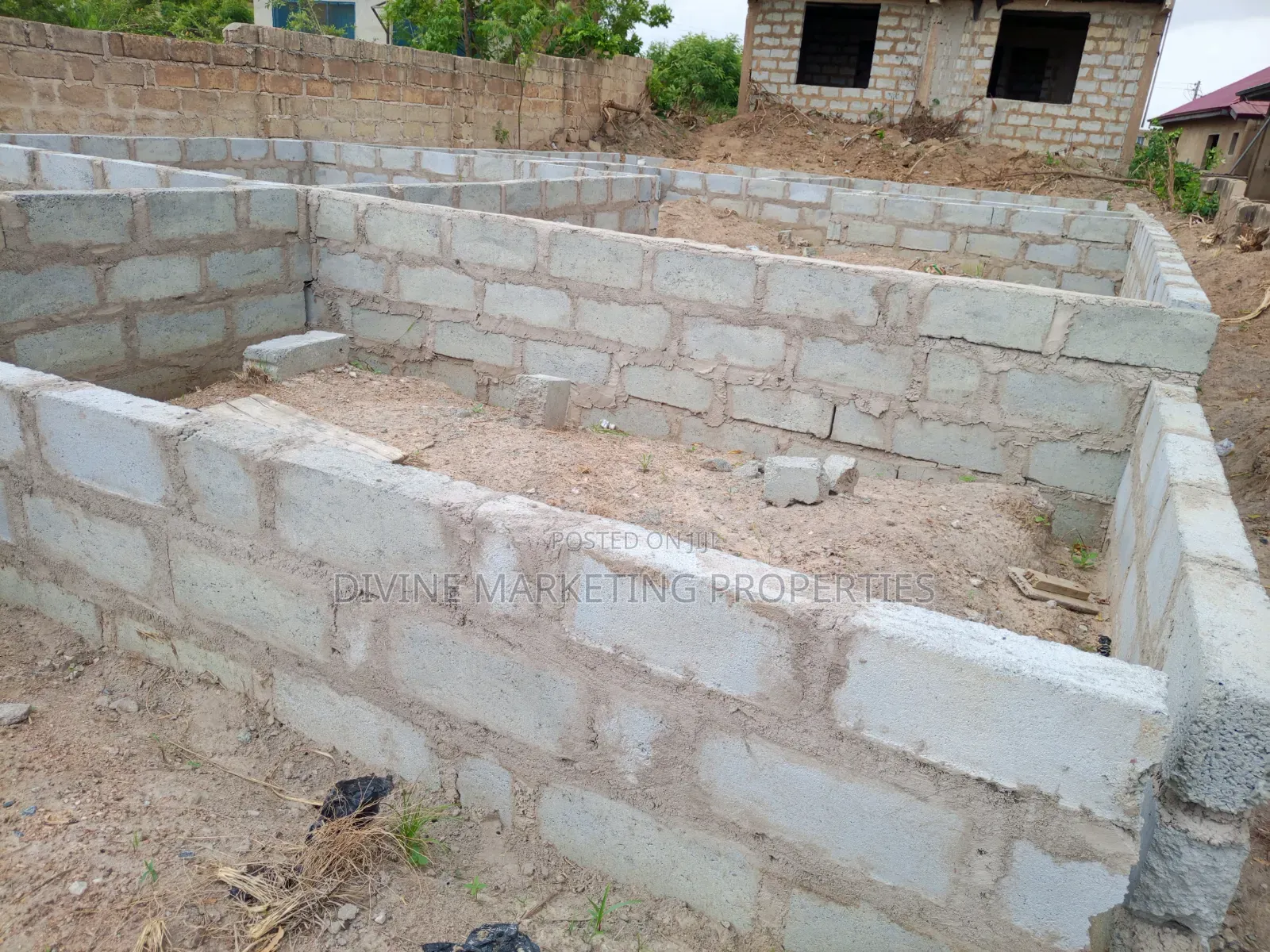 Foundation For 3master Brm House At Nsakina Ablekuma Accra