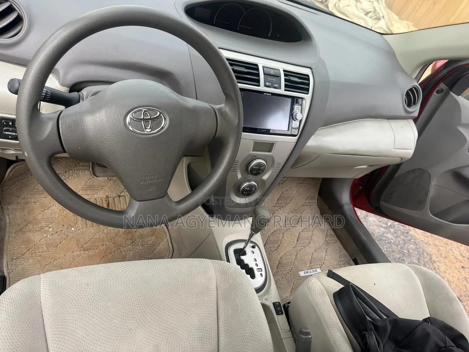 Toyota Belta 2011 Red