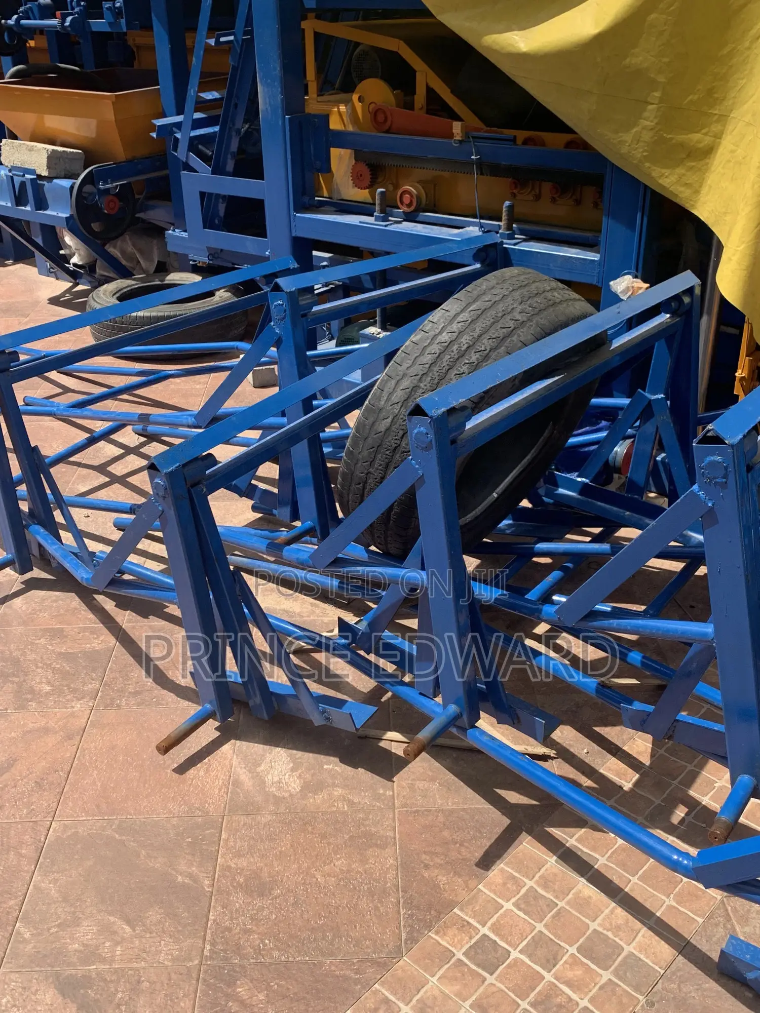 Trolley for Block Machine