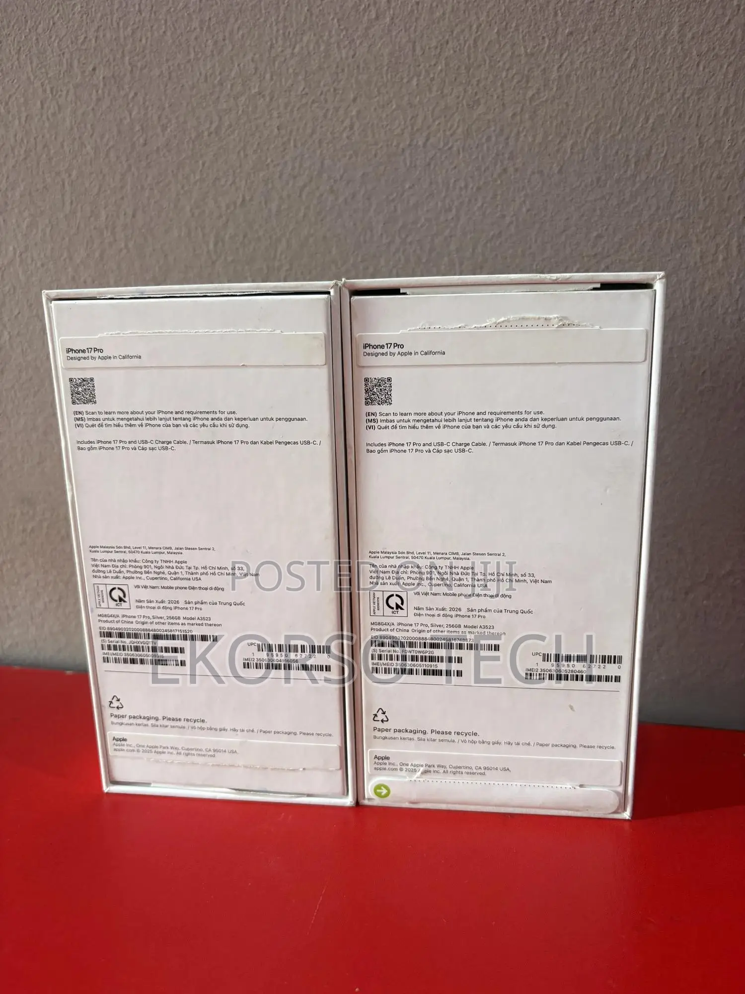 New Apple iPhone 17 Pro 256 GB Silver