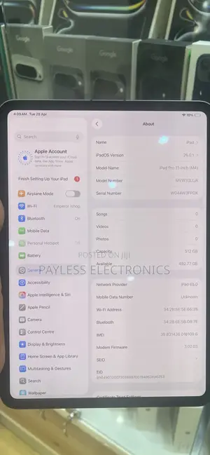 Apple iPad Pro 11 (2024) 512 GB Gray