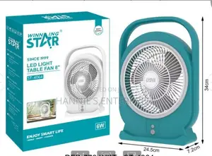 Led Light Table Fan
