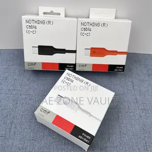 Nothing Phone 65w Usb-C to Usb-C Fast Charging Cable – 100cm