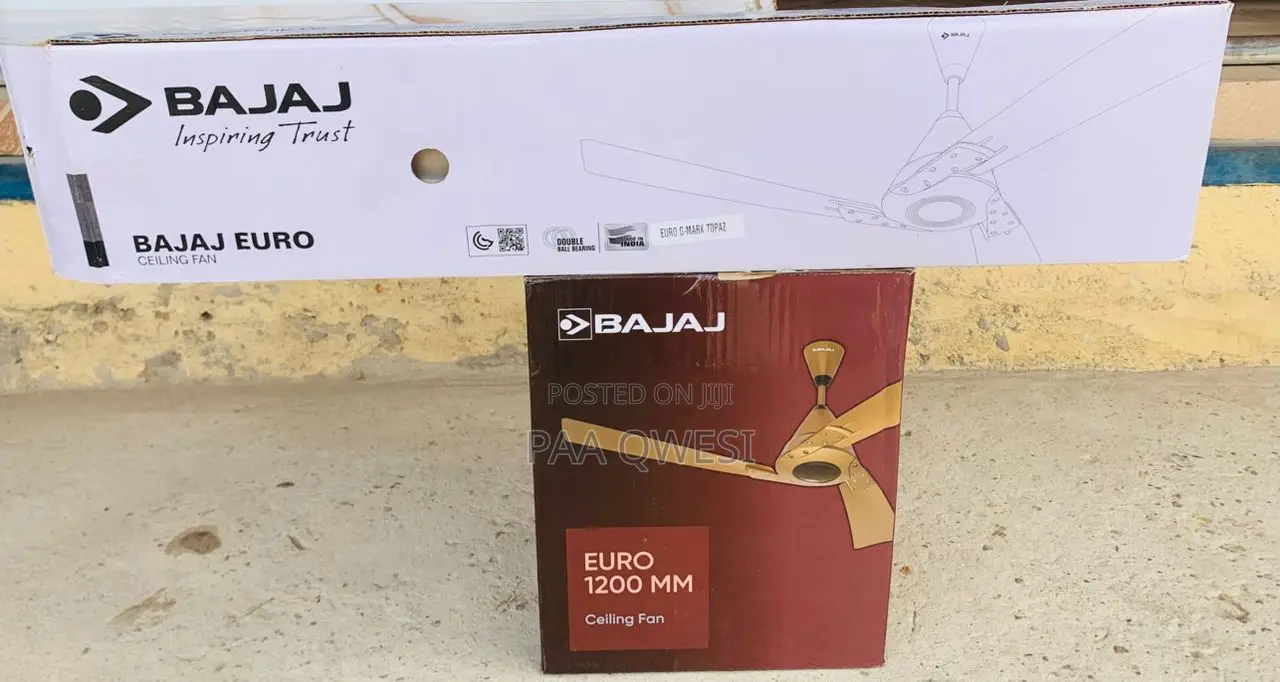 Bajaj Euro Ceiling Fan – Sleek Modern Look