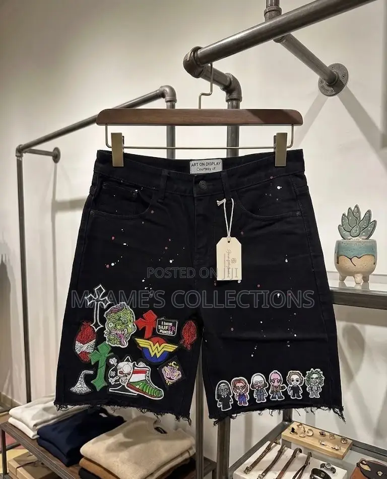 Men’S Denim Shorts Available in All Sizes