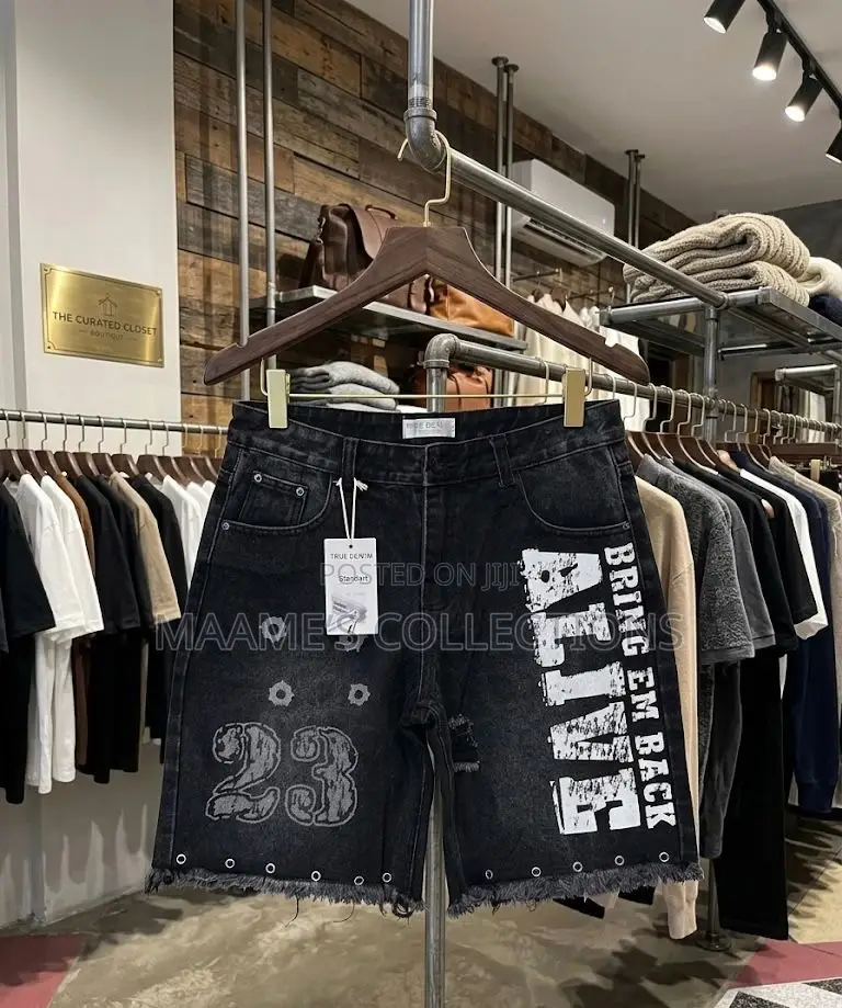 Men’S Denim Shorts Available in All Sizes