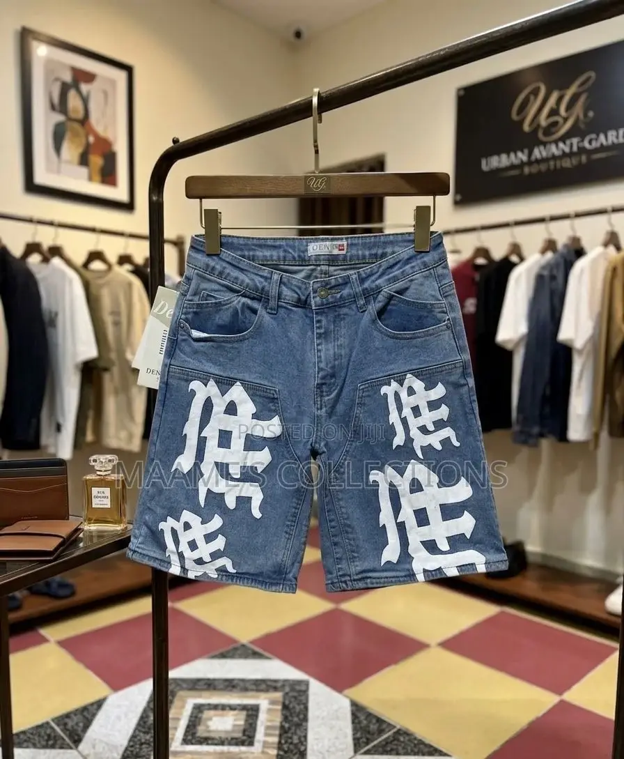 Men’S Denim Shorts Available in All Sizes