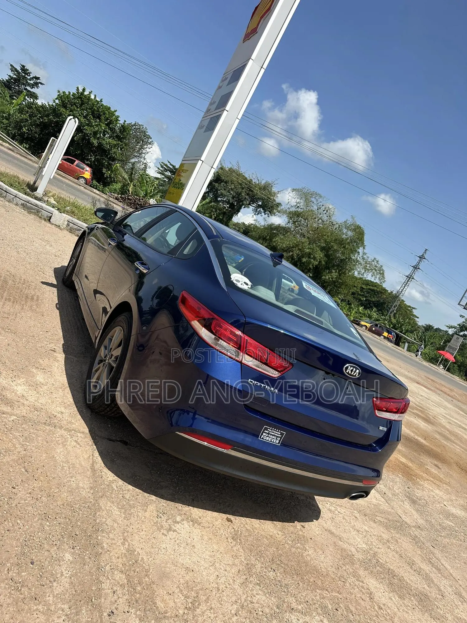 Kia Optima LX Turbo Sedan FWD (1.6L 4cyl 7M) 2017 Blue