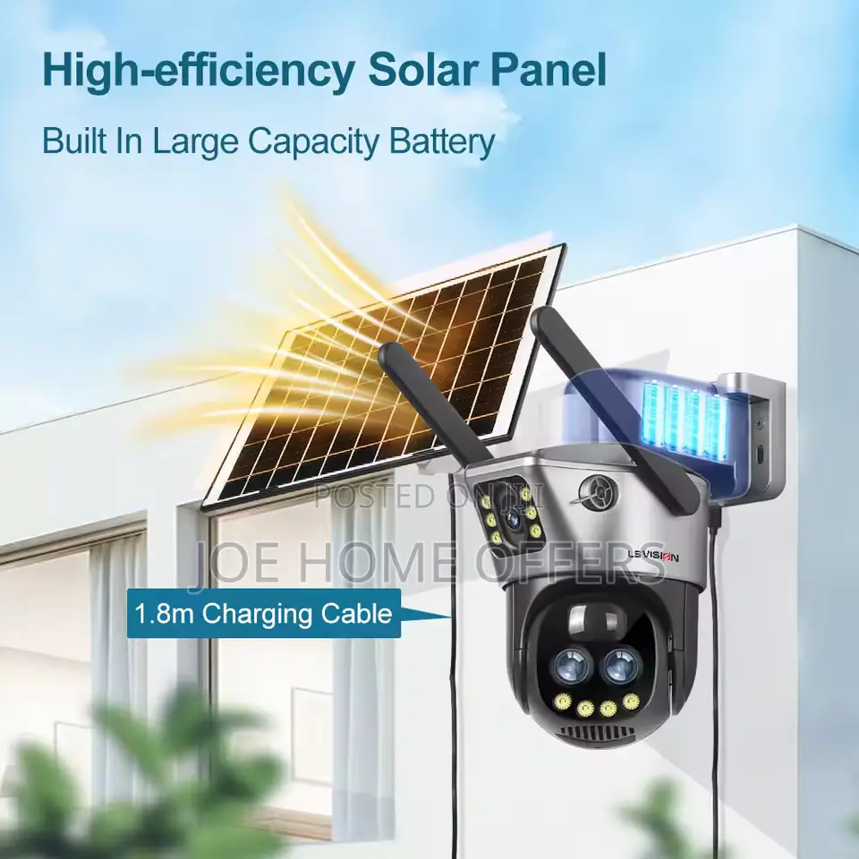 4g Camera Solar V380 Pir Human Detection