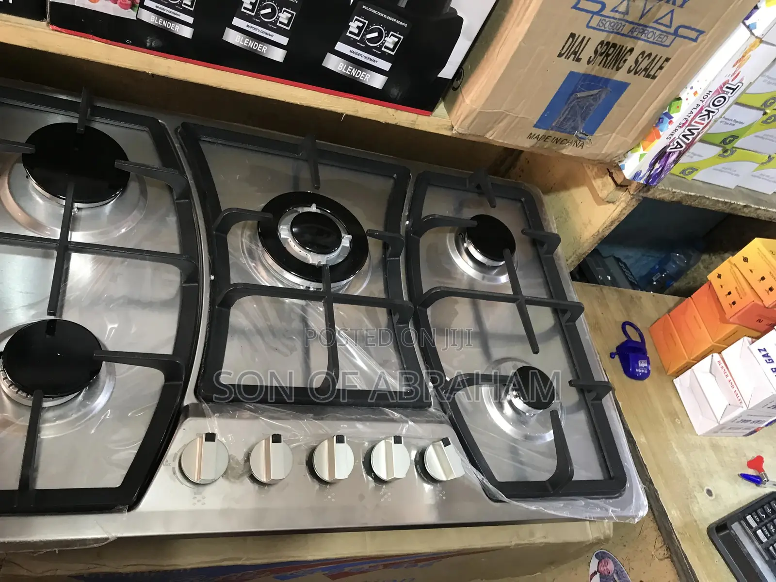 5burner Built in Stove Stainless Steel