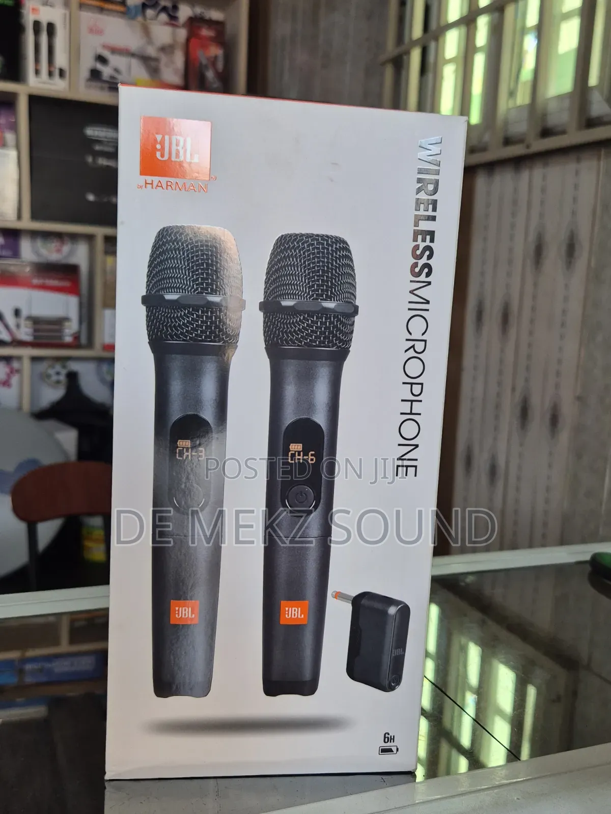 Original JBL Microphone With a Dual Receiver